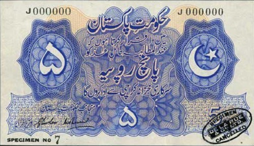 Specimen with TDLR cancellation stamp in black